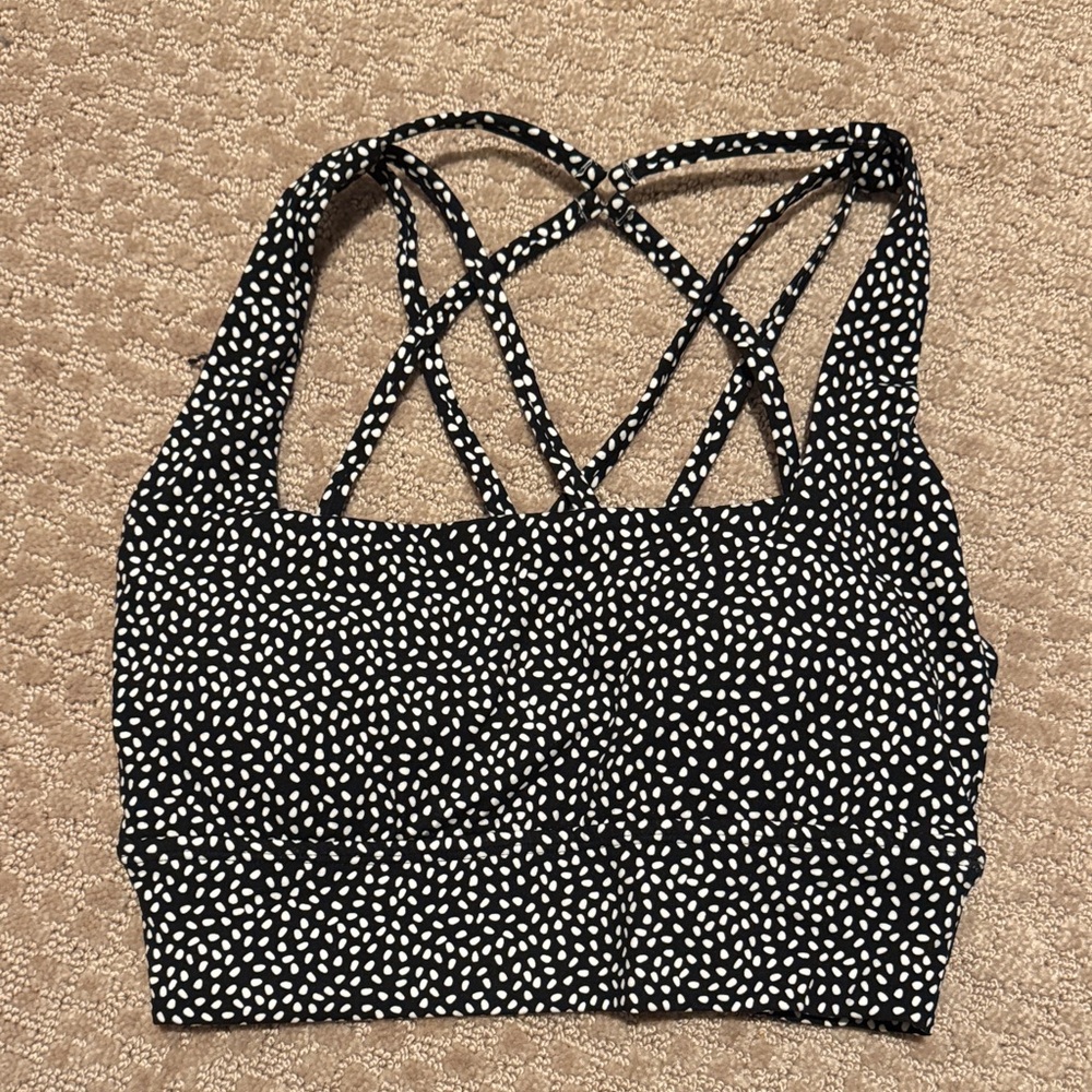 BuffBunny Black and White Sports Bra